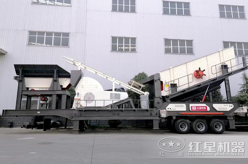 移動式重錘破碎機(jī)廠區(qū)實(shí)拍圖